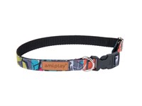Ошейник регулируемый Adventure L 35-50/2cm Абстракция