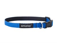 Ошейник регулируемый Twist M 25-40/1,5cm Голубой