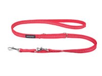 Поводок 6в1 Reflective S 100-200/1 cm Красный