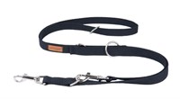 Поводок 6в1 Cotton L 100-200/2,5cm Черный