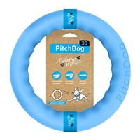 Игрушка Кольцо для апортировки PitchDog, диаметр 30см(голубой) (62382) "COLLAR"