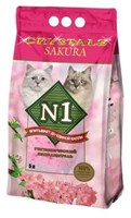 Наполнитель Барсик №1 Crystals SAKURA силикагелевый 5л