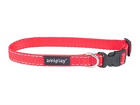 Ошейник регулируемый Reflective L 35-50/2cm Красный