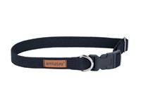 Ошейник регулируемый Cotton XL 45-70/3cm Черный