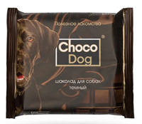 Лакомство CHOCO DOG шоколад темный для собак, 85г