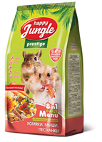 Корм HAPPY JUNGLE Prestige Корм для хомяков, мышей, песчанок 500г (J405)