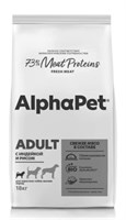 Корм AlphaPet Superpremium сухой полнор-й для собак мелких пород с индейкой и рисом 18кг(1133)