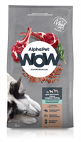 Корм AlphaPet WOW Superpremium сухой полнор-й для собак средн пород с говядиной и сердцем 15кг(2246)
