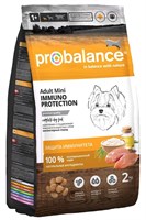 Корм ProBalance Immuno Adult Mini сухой  для взрослых собак миниатюрных пород, 2кг (3013)