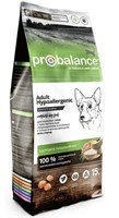 Корм ProBalance Hypoallergenic сухой  для взрослых собак всех пород, 15кг (6646)