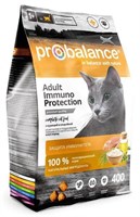 Корм ProBalance Adult Immuno Protection сухой для кошек, курица/индейка, 400гр (6523)