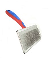 Щётка-пуходерка для домашних животных ЧК, пластик/металл, 15х12см (J9501)