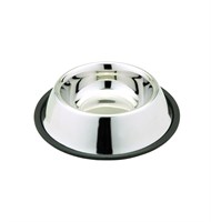 Миска из нержавеющей стали  на резине 0,90л.