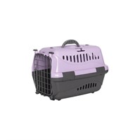 Переноска для животных "Турне" L с метал. дверцей 54,5*36*34 см фиолетовая (18312)