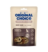 Лакомства ORIGINAL CHOICE для собак уши говяжьи 50 г 