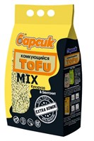 Наполнитель Барсик TOFU MIX Кукуруза & Бентонит 4,54 л