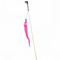 Игрушка Махалка-Удочка "Червяк на резинке" 50*1*1см GoSi