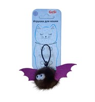 Игрушка для Кошек "Летучая мышь Виктор" Натуральная норка Еврослот  GoSi 
