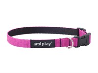 Ошейник регулируемый Twist M 25-40/1,5cm Розовый