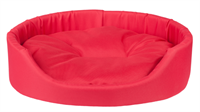 Лежак овальной формы Basic XXL 86*76*17.5cm Красный 