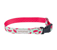 Ошейник регулируемый BeHappy L 35-50/2,5cm Арбуз