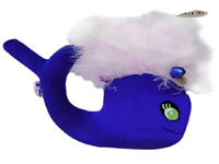 Игрушка Favorite для кошек дельфинчик "WHALI" мягкая, с натуральным порошком мататаби, 15см (СМИ04)