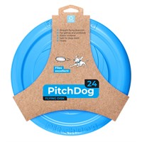 Игрушка Тарелка для апортировки PitchDog, диаметр 24см (голубой) (62472) "COLLAR"