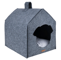 Домик для собак 2в1 Hygge 33*42*42cm Серый 