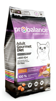 Корм ProBalance Gourmet diet  для кошек c говядиной и кроликом, 1,8кг (3136)