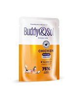 Корм B&S PREMIUM STERILIZED Влажный корм д/кошек стерил (курица в соусе), 85г (0789)