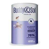 Корм B&S PREMIUM Влажный корм д/собак всех пород (индейка с яблоком), 410г (0826)