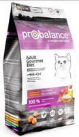Корм ProBalance Gourmet diet  для кошек c говядиной и ягненком, 1,8кг (2641)