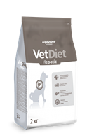 Корм AlphaPet Vet Diet сухой полнор.диет.д/взр.соб.всех пород при заболеваниях печени 2кг (5100)