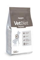 Корм AlphaPet Vet Diet сухой полнор.диет.д/взр.соб.всех пород при заболеваниях печени 0,5кг (5278)