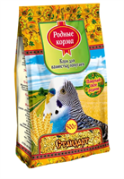 Корм РОДНЫЕ КОРМА для волнистых попугаев стандарт 900г