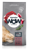 Корм AlphaPet WOW Superpremium сухой полнор-й для собак круп пород с говядиной и сердцем 15кг(2116)
