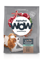 Корм AlphaPet WOW Superpremium сухой полнор-й для собак мелк/пор с чув пищ ягненок/бур. рис 7кг(2239