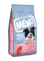 Корм AlphaPet Menu для взросл. собак всех пород с говядиной 2кг (2741)
