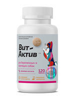 Вит-Актив С-БК д/беременных и кормящих собак, 120 таб (Скидка) 