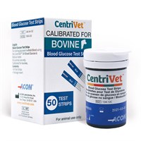Тест-полоски на ГЛЮКОЗУ CentriVet CE 50шт/упак для КРС(Уценка срок)