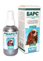 Барс спрей инсект. (для собак) 100мл