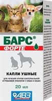 Барс Форте ушные капли 20мл