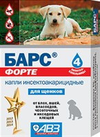 Барс Форте капли инсект. для щенков