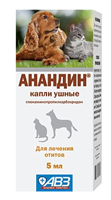 Капли ушные Анандин 5мл