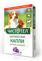 Капли Чистотел БИО с лавандой для средних и крупных собак
