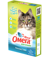 Омега Нео+ К-ВШ с ржаным солодом  для кошек 90таб. по 0,5г 