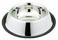 Миска из нержавеющей стали на резине 2,0л