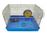 Клетка  д/хомяка (дом, колесо, миска) 32*22,5*23см 18319 "ЗООНИК"