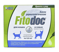 Фитодог капли дерматологические для мелких пород собак и кошек