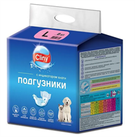 Подгузники для животных "Cliny" ХL (15-30кг.) 7шт. К205
